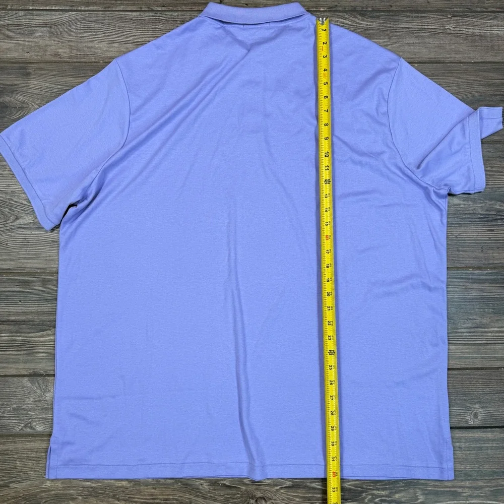 Polo Ralph Lauren Mens Size XXL Polo Shirt Purple Classic Fit Cotton NWT